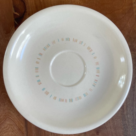 Set of Five Vintage Vernon Kilns Ware Stoneware Cups and Saucers Floral MCM - Picture 6 of 7